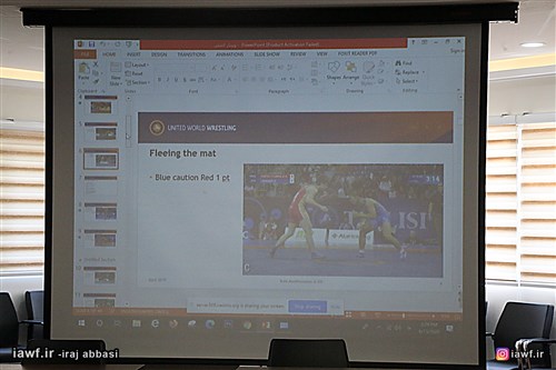 The First Webinar for Iranian Wrestling Referees